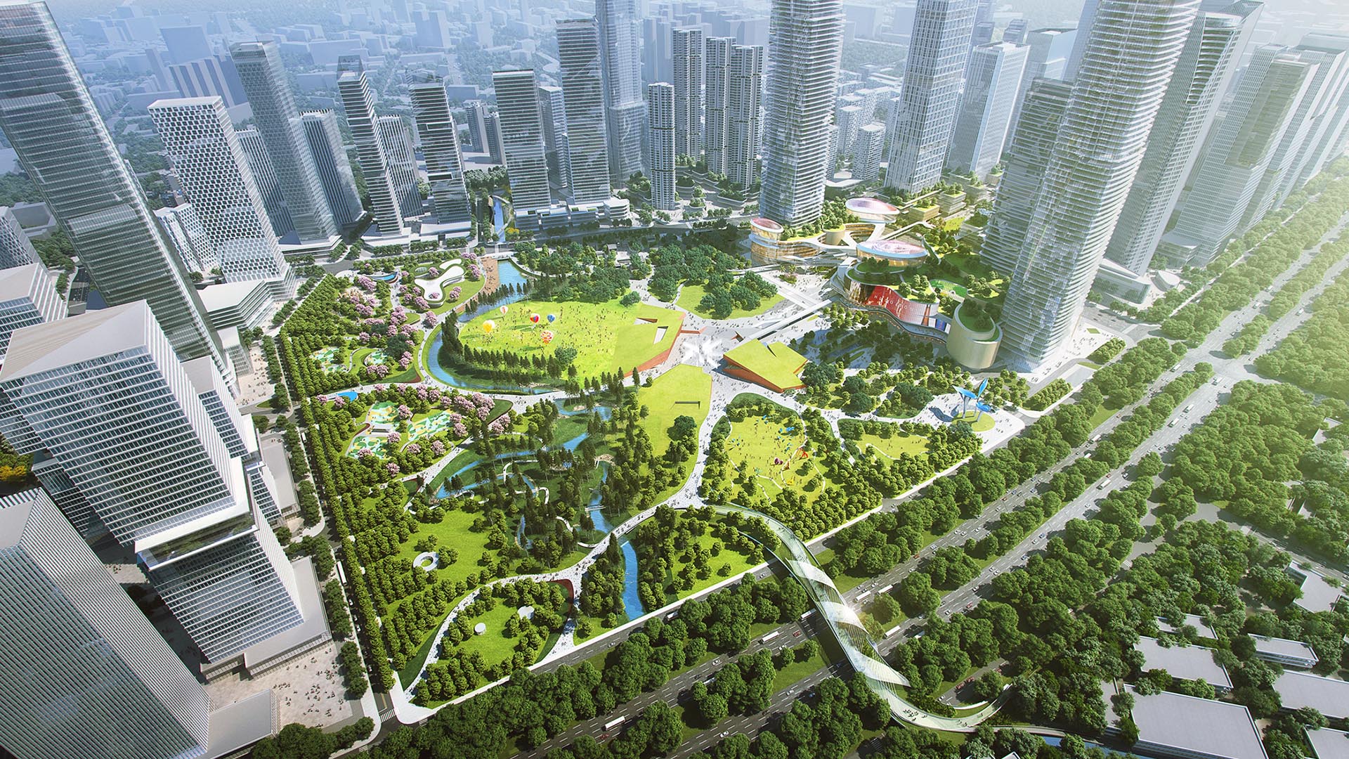 Dongguan Central Park and Green Axis c02