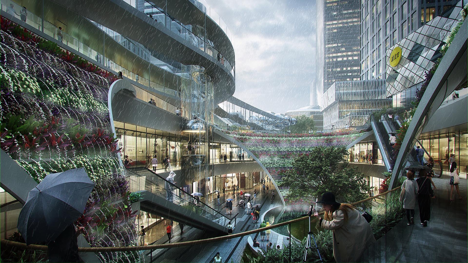 Dongguan Central Park and Green Axis view12