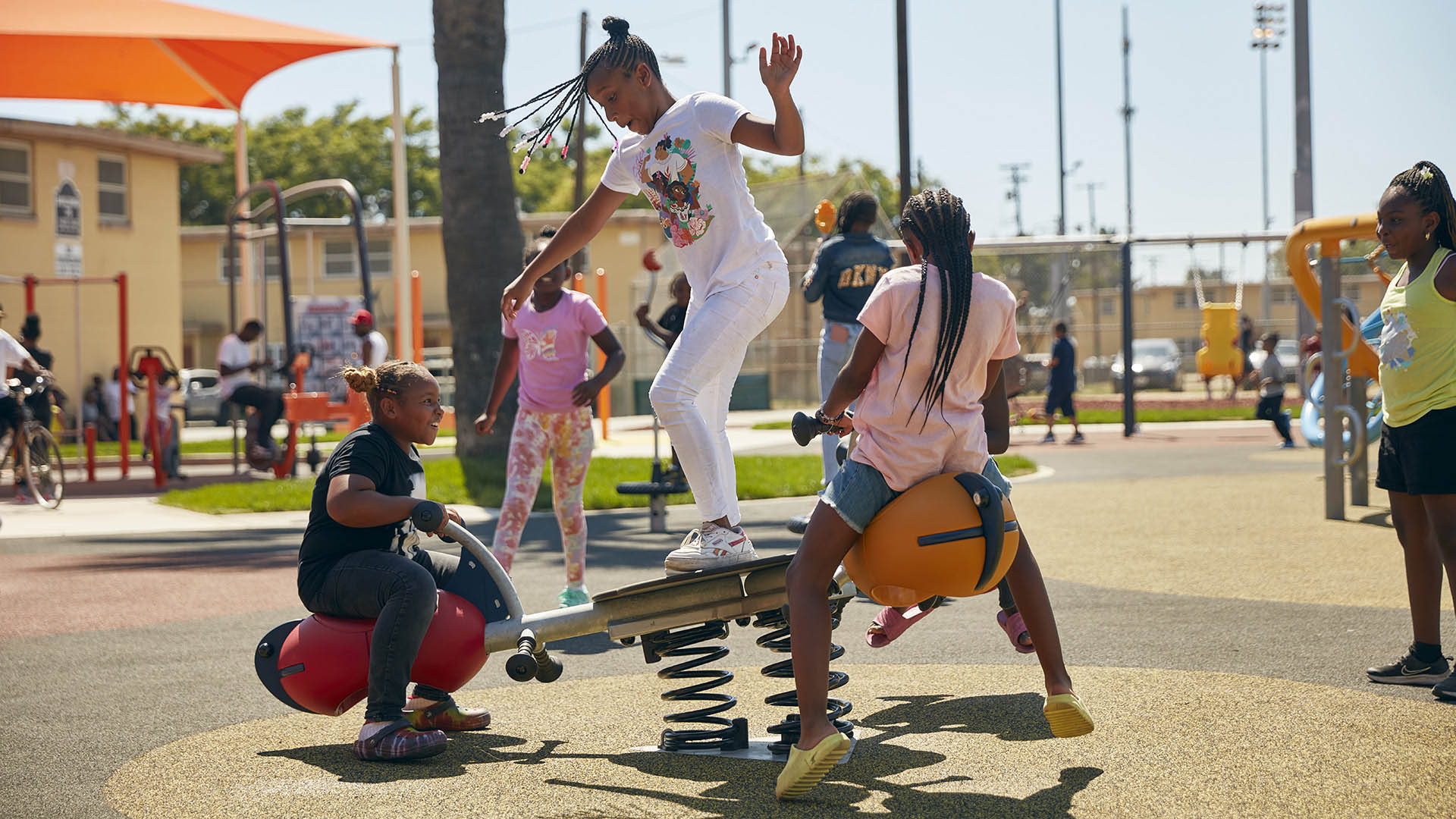 Nickerson Playground in Watts, Los Angeles designed by NBBJ.