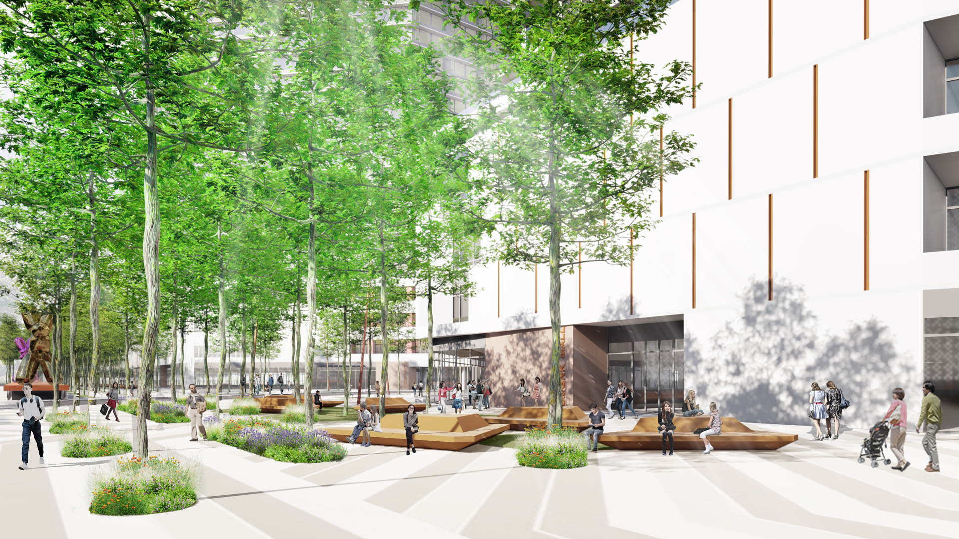 Nangang Train Yard_CGIT001_View_CITY BOSQUE PROMENADE