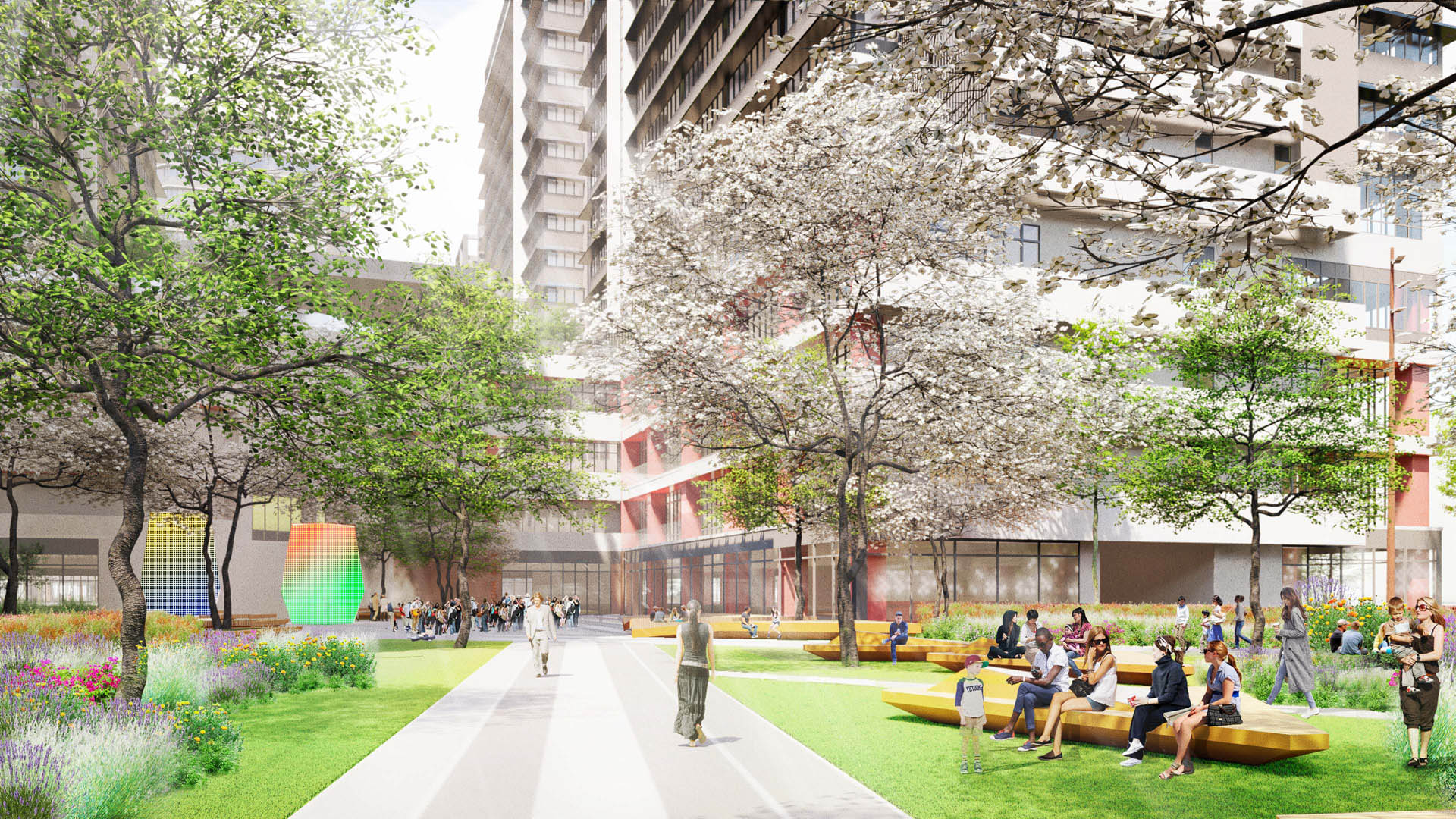 Nangang Train Yard_CGIT001_View_EAST PLAZA-NEW