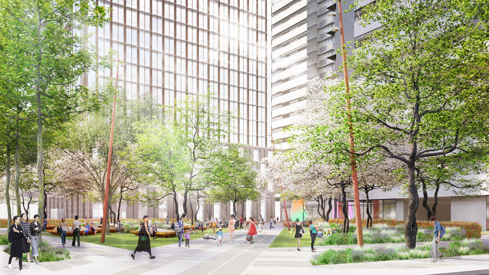 Nangang Train Yard_CGIT001_View_EAST PLAZA