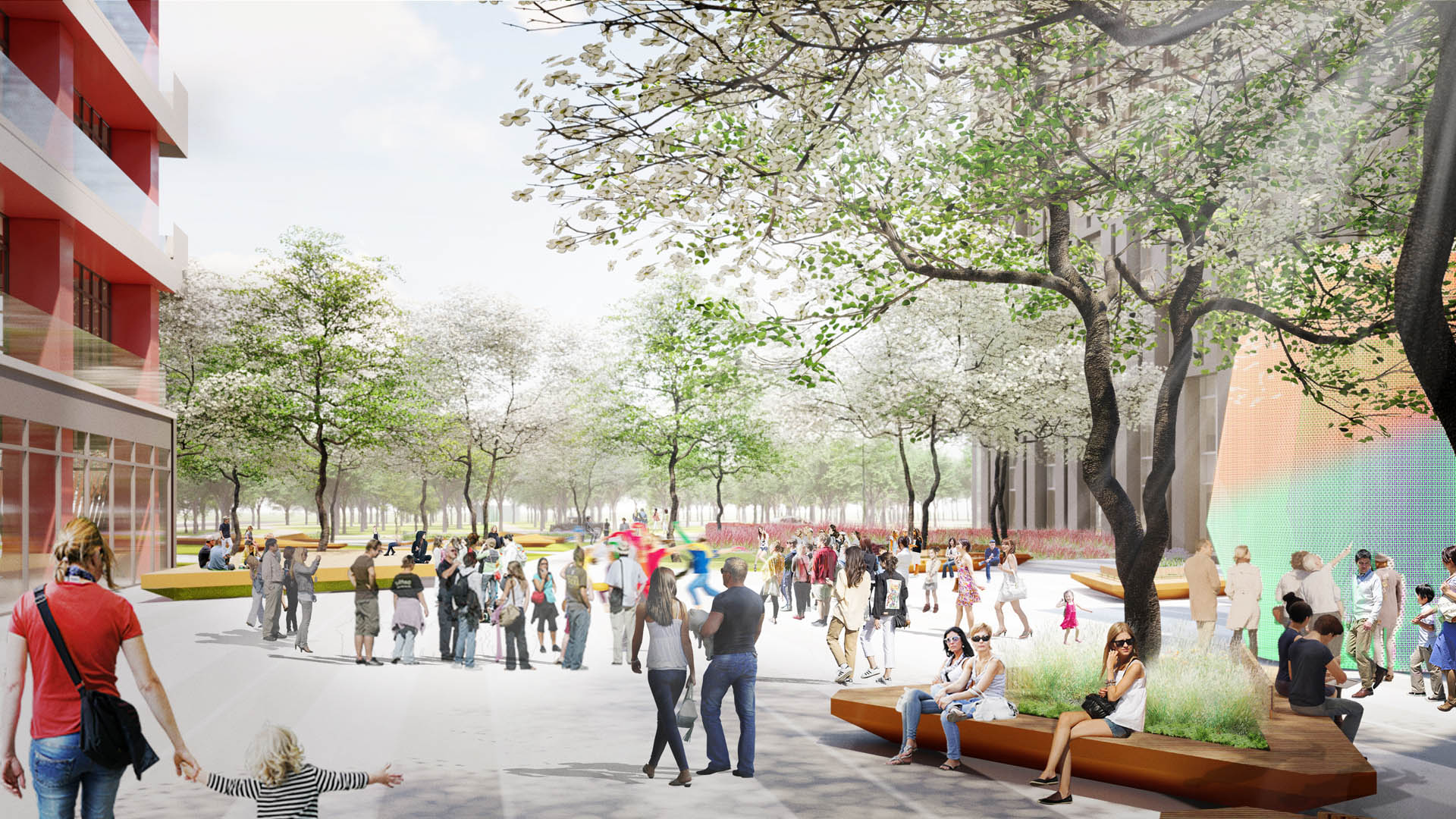 Nangang Train Yard_CGIT001_View_EAST PLAZA1