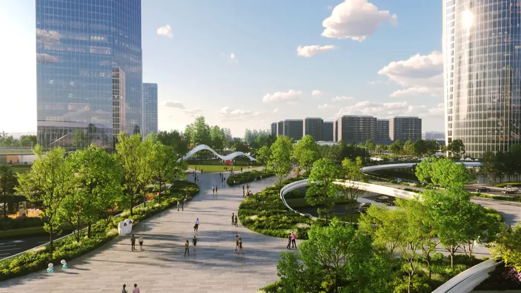 Songjiang Hub Central Green Axis