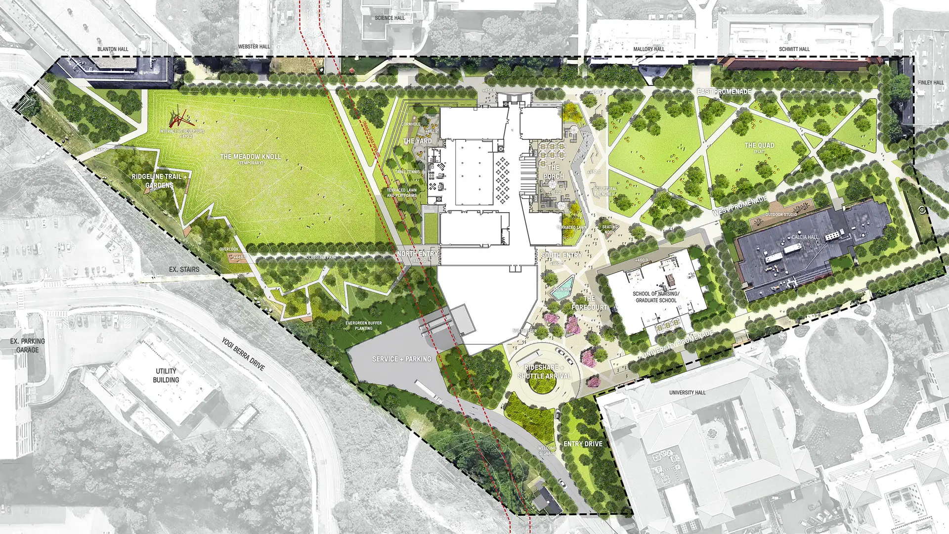 Montclair State University Studen LANDSCAPE PLAN