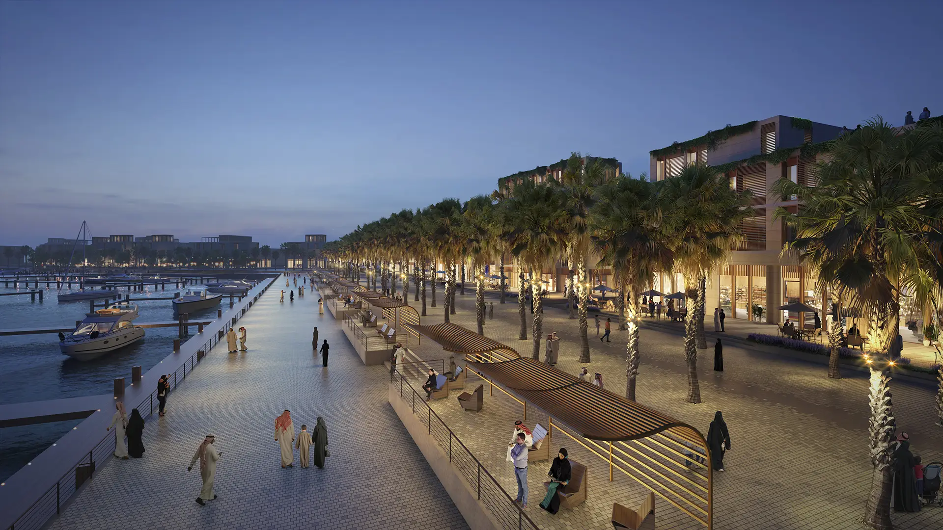 Jeddah Central District_Promenade View_R01
