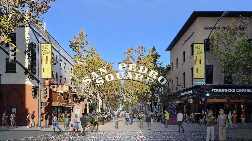 San Pedro Street Pedestrianization