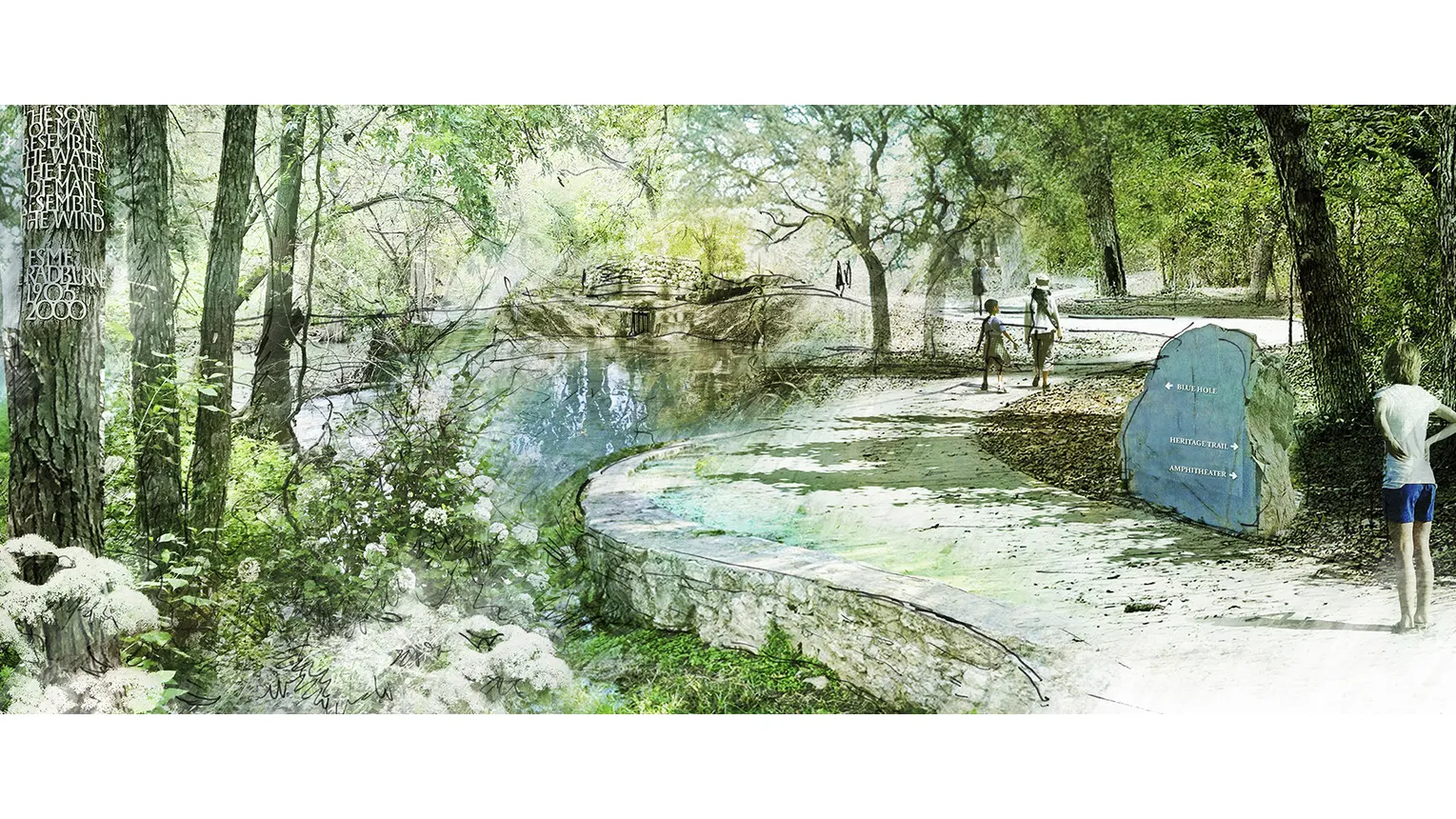 San Antonio Spirit Reach - Blue Hole Perspective