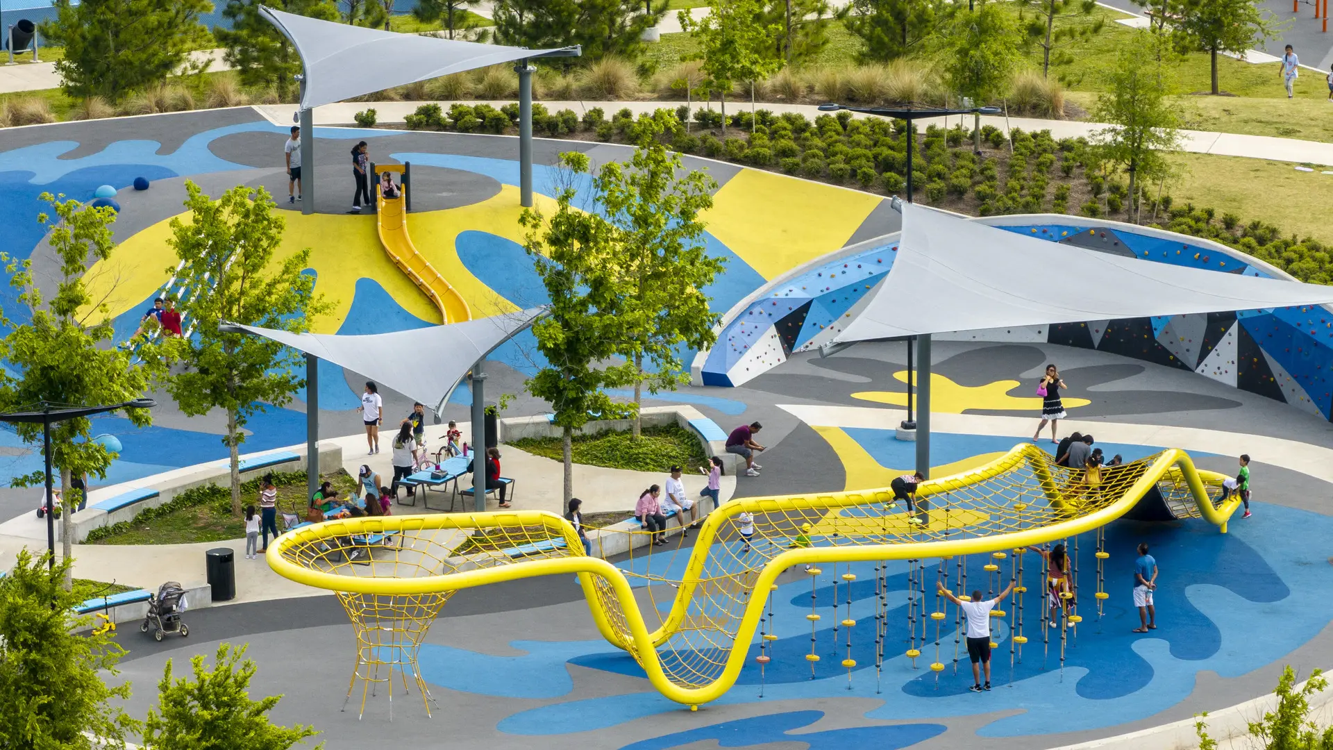 Alief Park - Aerial - Bill Tatham-183