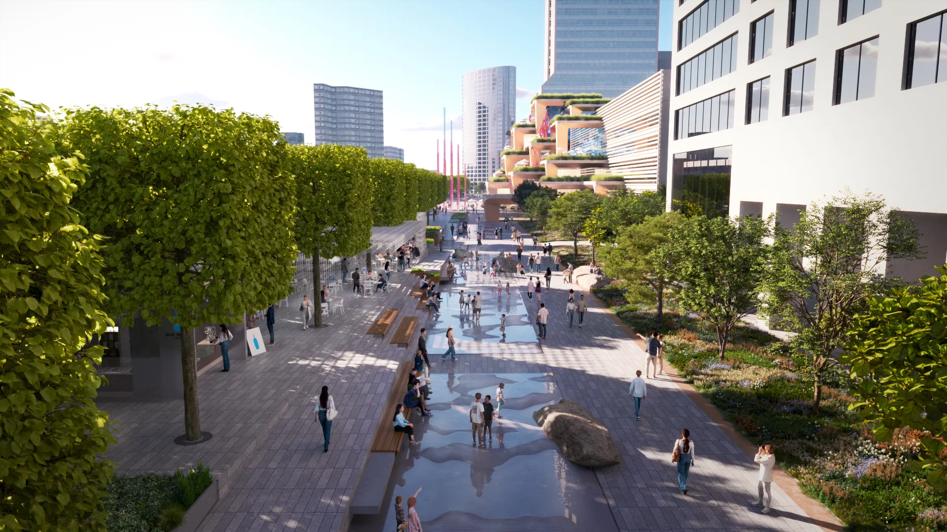 Seoul WTC_Discovery Garden Plaza_Aerial View