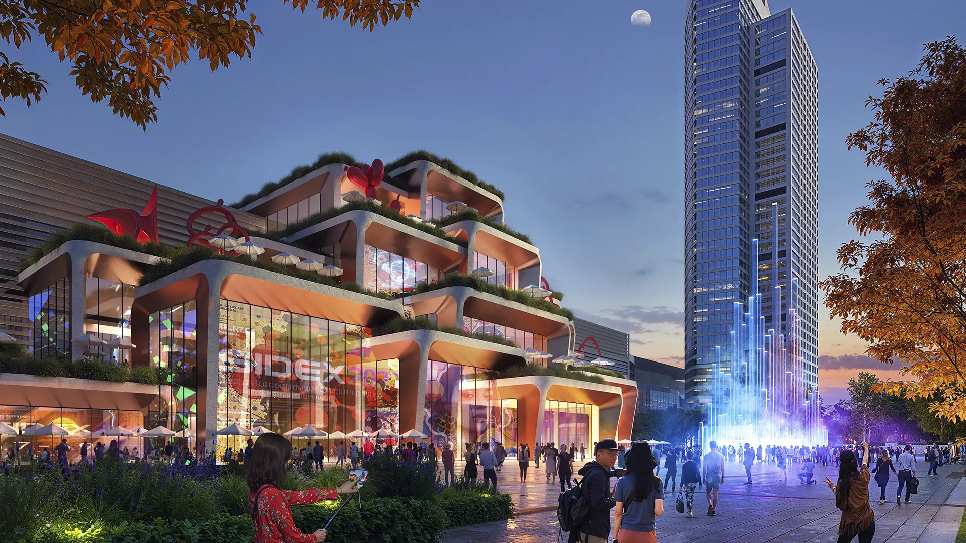 Seoul WTC_Flexible Event Plaza_Ground View