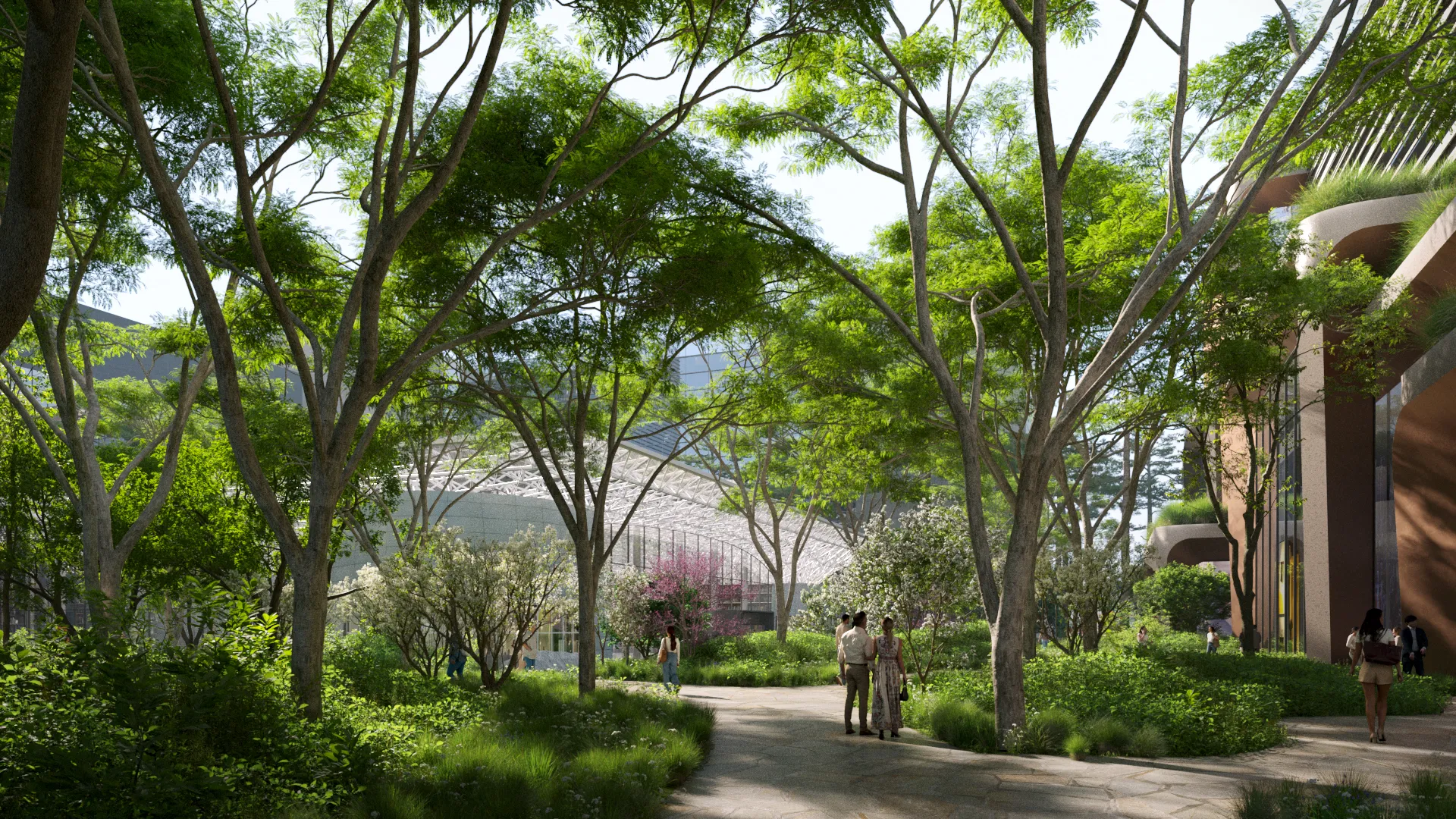 Seoul WTC_Starfield Library Forest Pathway 1