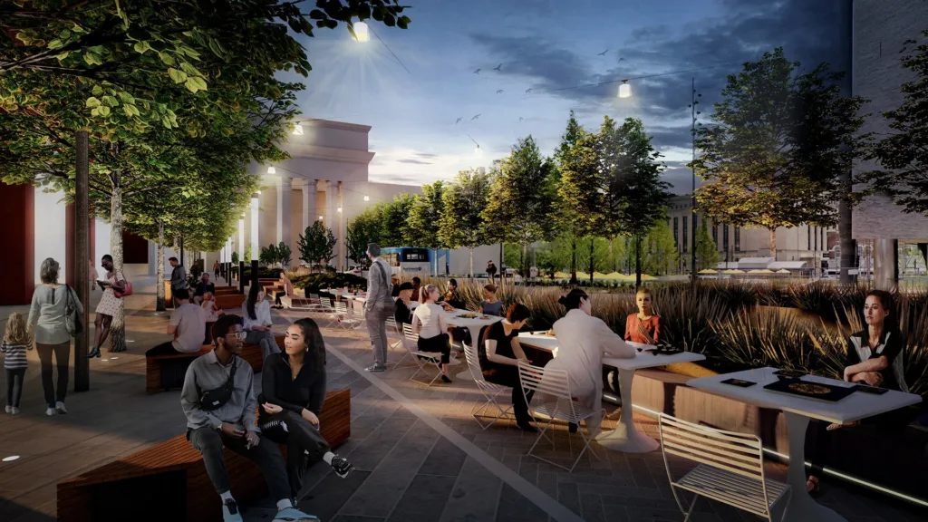 John F. Kennedy Boulevard Streetscape