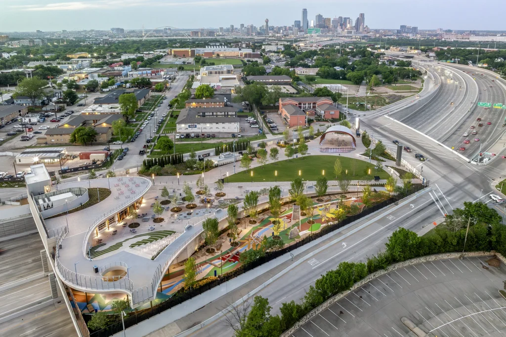 Halperin Park opens in Dallas, reconnecting a community divided by highway construction